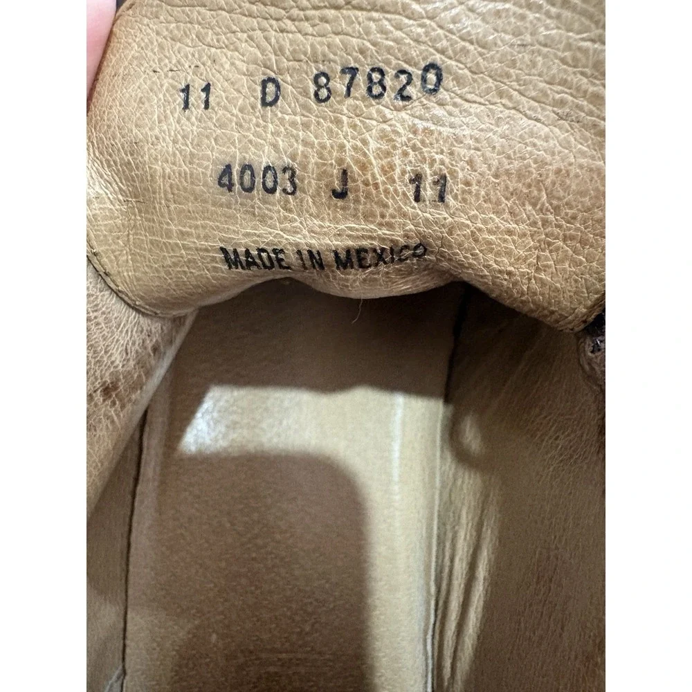 Men's Frye Bowery Chukka Brown Leather Size 11D